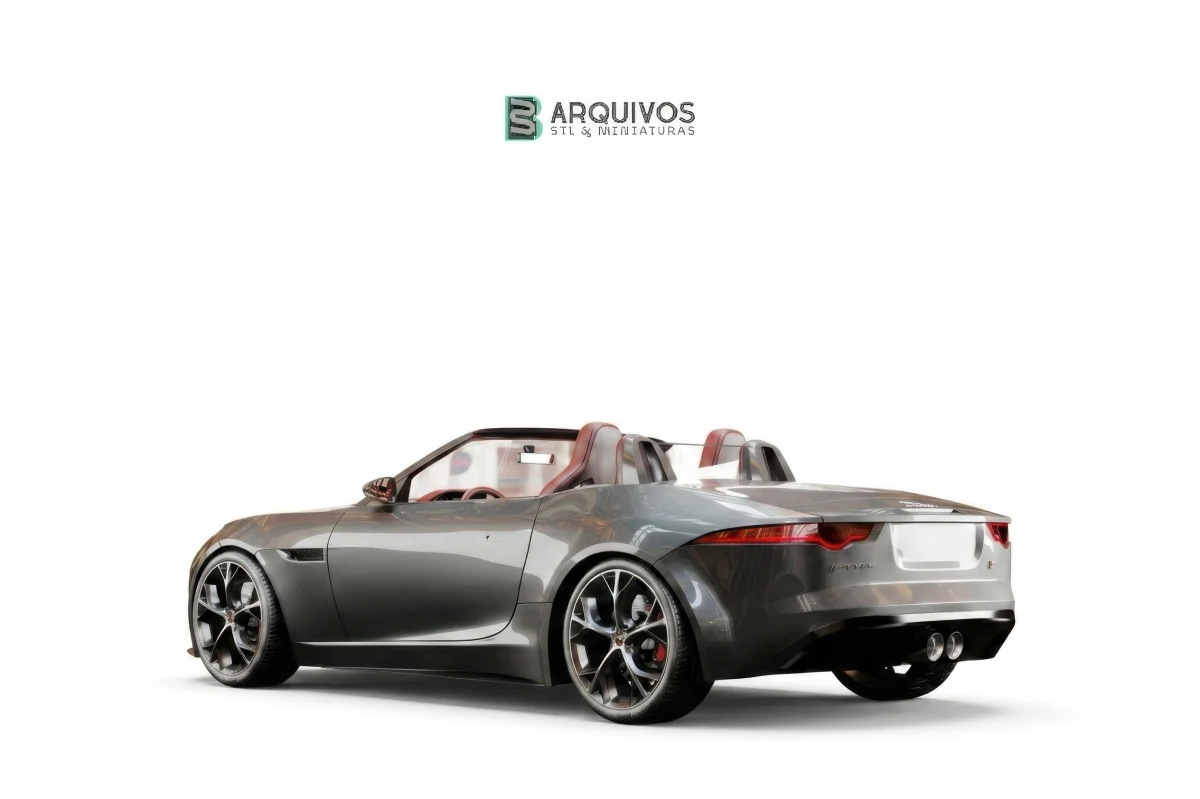 Modelo 3D STL - Jaguar F TYPE — foto 5